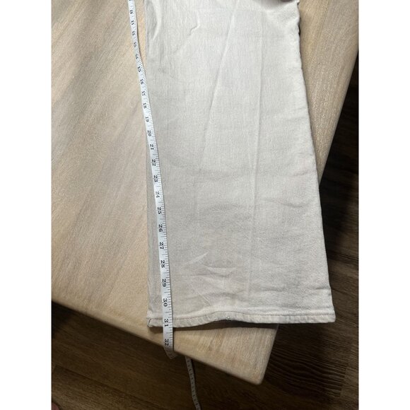 Abercrombie The Baggy Low Rise Curve Love in Chai Gray Tan Size 32 - Picture 8 of 9